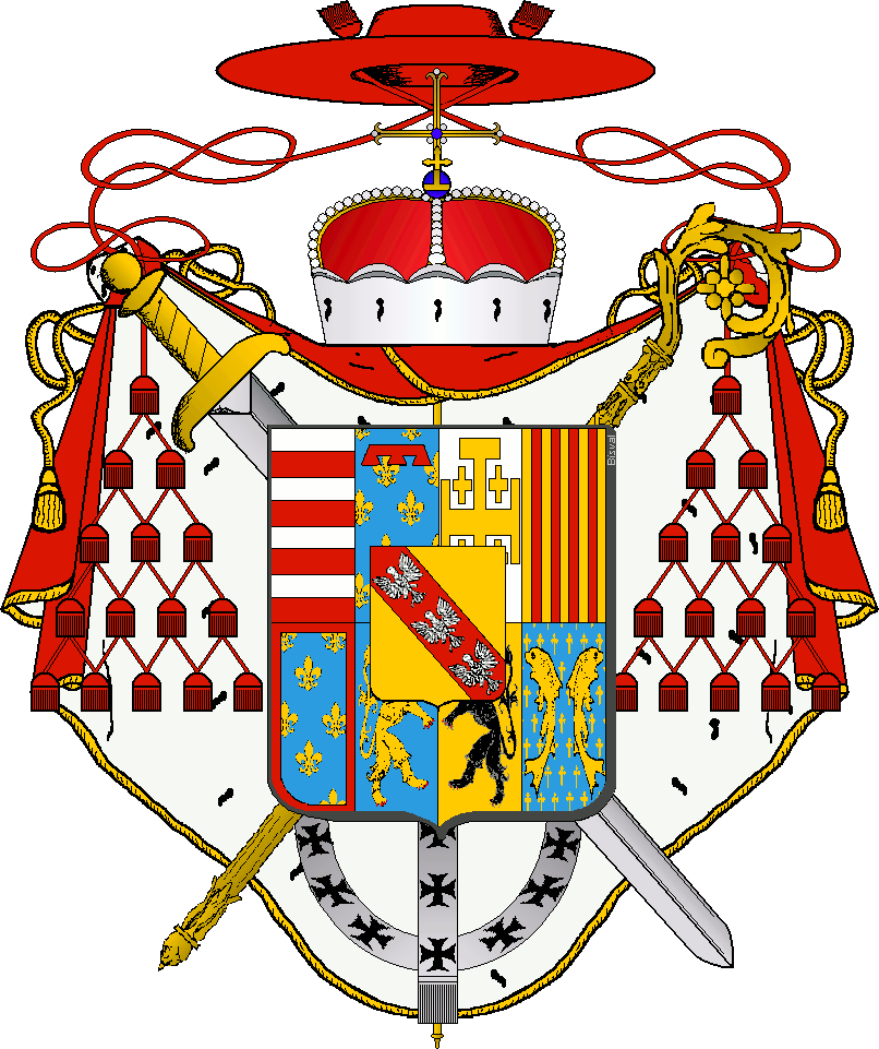 Armes de Jean IV de Lorraine-Vaudémont - Cardinal - Prince-Evêque