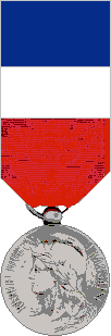 Médaille d'Honneur du Travail échelon argent