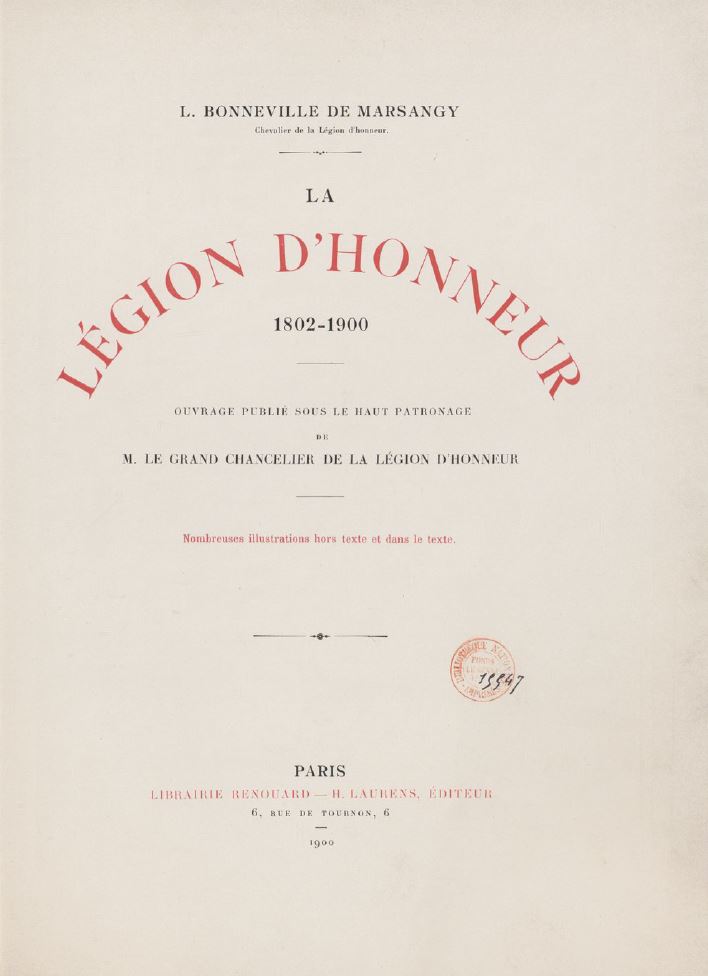 La Légion d'honneur