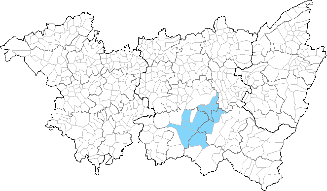 Communauté de Communes de la Vôge vers les Rives de la Moselle