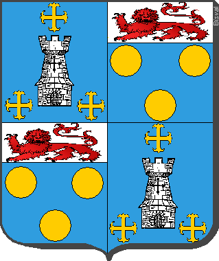 Armes de la famille Mahuet avec augmentation de 1678